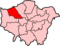 Brent and Harrows location in London