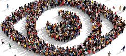 eye crowd illustration
